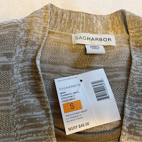 Sag harbor light net sweater top new with tags - Picture 2 of 12